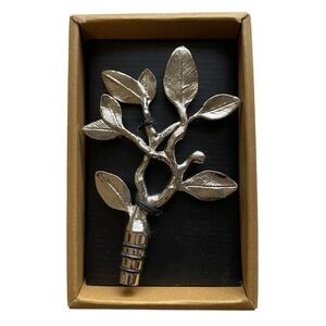 Michael Aram Sleepy Hollow Wine Stopper 7x5‎ Inch Handmade New In Box